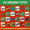 Advent Calendar 2025 for Kids, Alloy Car Engineering Car Set for Boys and Girls Christmas Gifts Christmas Countdown