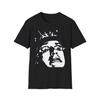 Clockwork Orange Creepy Peeking Face T-Shirt | Horror Pop Art Tee Black Monochrome