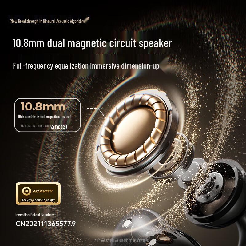 SANAG S8S AI Bone Conduction Ear Clip Wireless Headphones