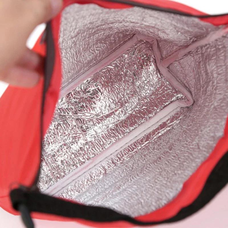 1pc Oxford Cloth Thermal Insulated Lunch Bag Portable Cooler Lunch Box Food Storage Bag For Picnic Bento Container