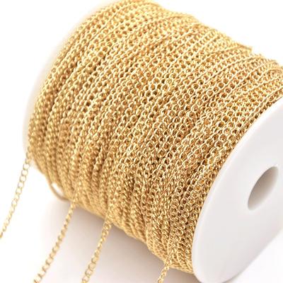 Αξεσουάρ κοσμημάτων DIY Κρυπτογράφηση σιδήρου Αλυσίδα επέκτασης Αλυσίδα ουράς Αλυσίδα κολιέ Υλικό βραχιολιού
