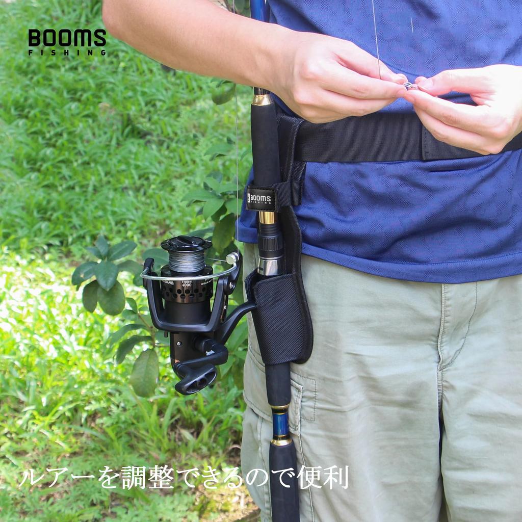 Booms Fishing P04 Rod Holster for Shore Fishing and Run and Gun Fishing