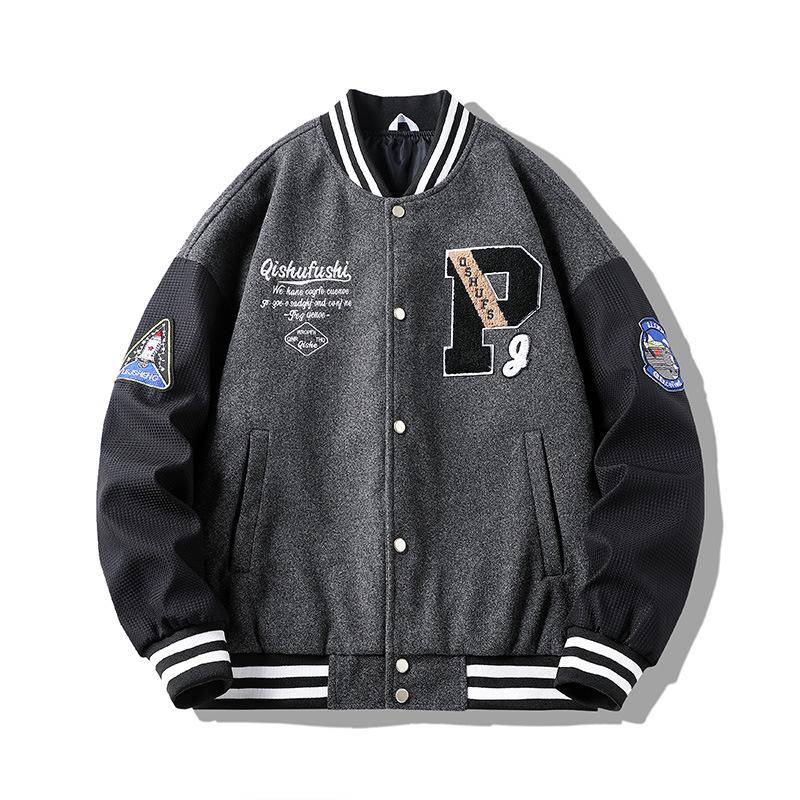 Korean Retro Baseball Uniforms for Men and Women Couples Spring and Autumn New Versatile Sweatshirts Tops Cardigans Jackets Trend