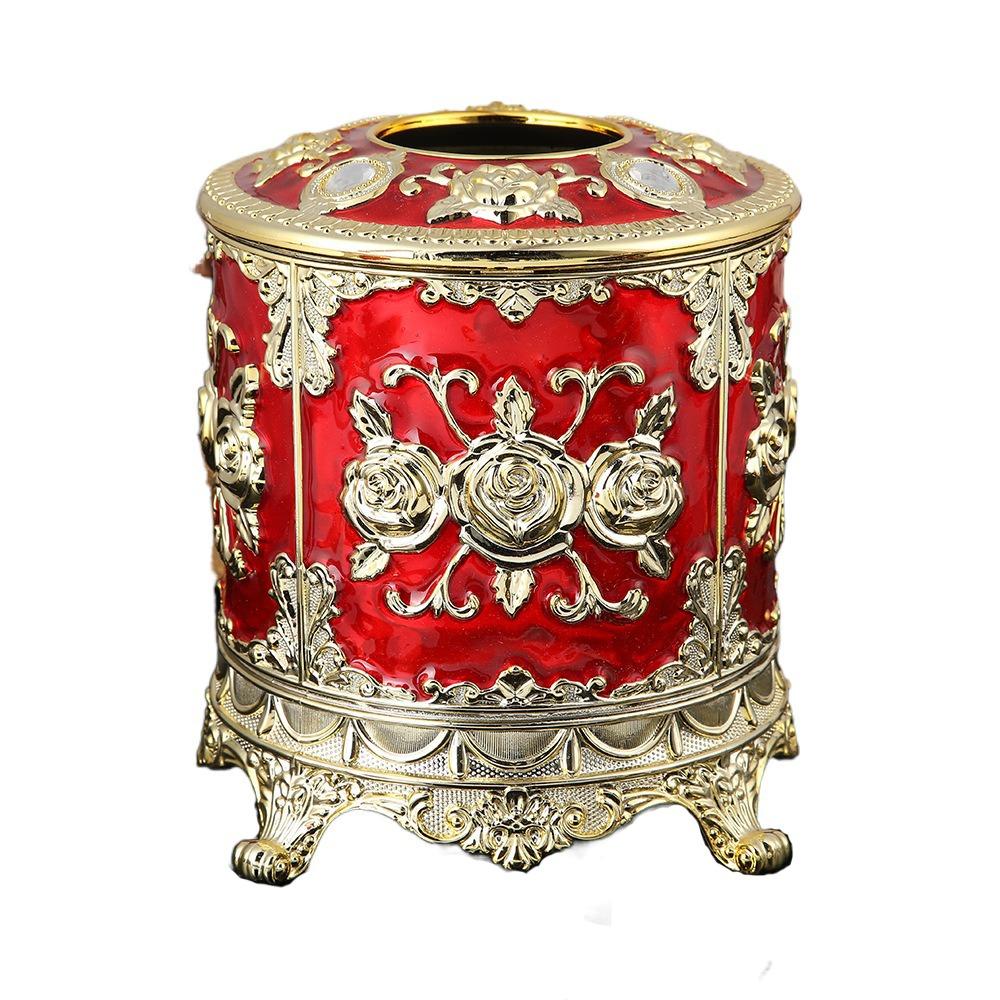 Exquisite Paper Holder Plastic Decoration Box Creative Desktop Storage Box  Desktop Organization