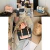 Stylish Color Block Handheld Shoulder Bag For Women In Fresh Summer Design 2024