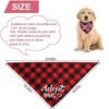 Hunde-Bandanas Adopt Me Plaid Verstellbare Lätzchen für Hunde Katzen Haustier Schal Zubehör