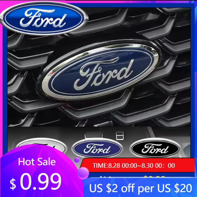 Nová 2026 Samolepka na auto Znak na přední mřížku auta Logo na zadní kufr Odznak Samolepka Příslušenství Pro Ford Focus mk2 mk3 Fiesta mk7 Ranger