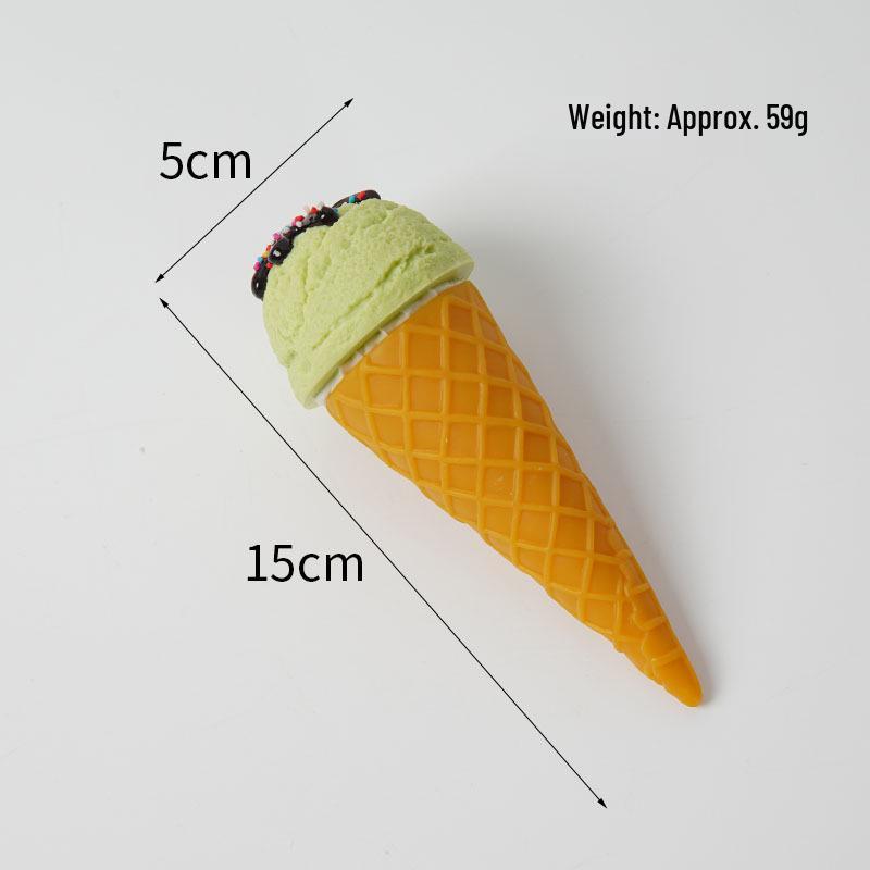 Ice Cream Toy Cone Simulation Display Props for Cold Drink Shop