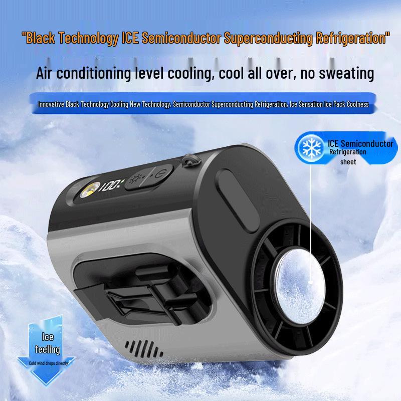 New Leafless High-Speed USB Waist Clip Fan for Camping