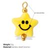 European and American sweet and cool style DIY dopamine ceramic pendant stainless steel plated 18K gold creative jewelry collection