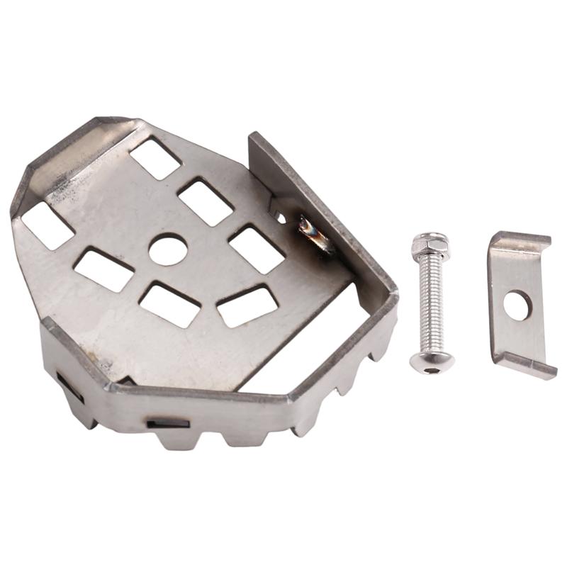 Rear Brake Peg Pad Extender Motorcycle Foot Brake Lever Pedal Enlarge For Ducati Scrambler 400 800 Silver