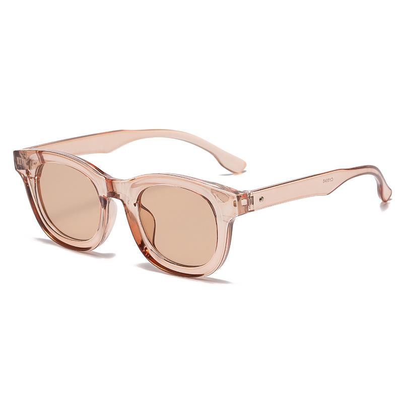 

540 Солнцезащитные очки женские круглые оправы маленькие персонализированные ретро очки уличные простые солнцезащитные очки