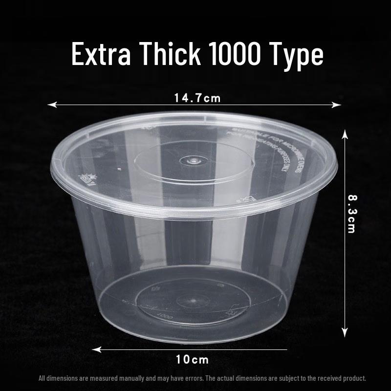 Deshangyuan Disposable Microwaveable Round Takeaway Containers
