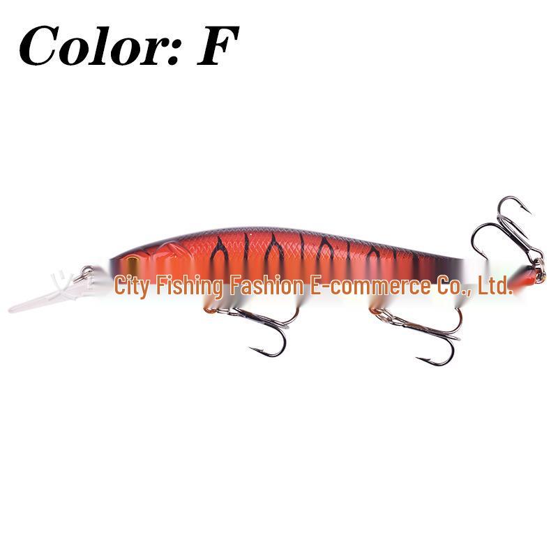 Floating Minnow Lure, 13.5cm/16g Hard Plastic Bait for Freshwater and Sea Fishing