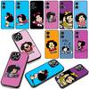 Cute M-Mafaldas Cartoon Cover Phone Case for Xiaomi Poco X7 X6 X5 F7 F6 F8 Ultra F5 M6 M7 M8 Pro C85 C75 C65 C71 C61