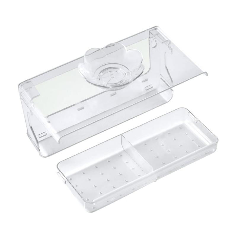 

Window Feeding Tray Bird Feeders for Window Mounted Clear Wild Bird Feeders Bath Tub for Small Bird Observation 1