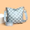 New Large-capacity Shoulder Bag Fashion Checkerboard Grid Tote Bag Niche Design Versatile Commuter Messenger Bag Women