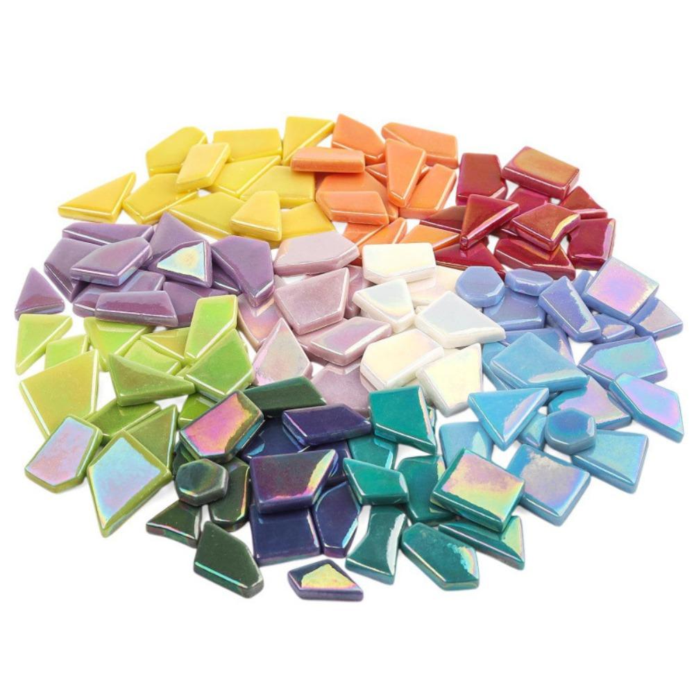 Colorful Broken Mosaic Glass Broken Pieces Mosaic Glass Pieces Glass Mosaic Tiles Home Decor