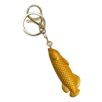 Artistic Dragon Fish Keychain Decoration Resin Craft Auspicious Symbol For Interior Design