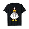 Middle Finger Funny Duck Inappropriate Rude Antisocial T Shirt Vintage Breathable Soft Streetwear Top For Everyday Wear