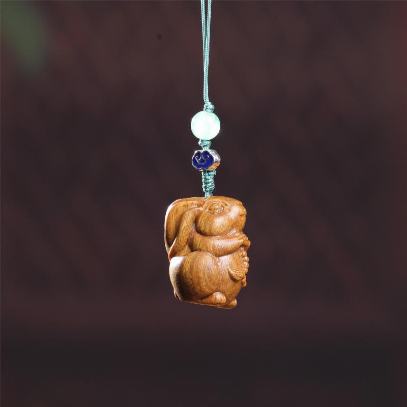 Creative Rabbit Zodiac Phone Pendant Charm Keychain Accessory Gift