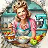 Vintage Baking Metal Sign Kitchen Wall Art Durable Iron Tin Decor