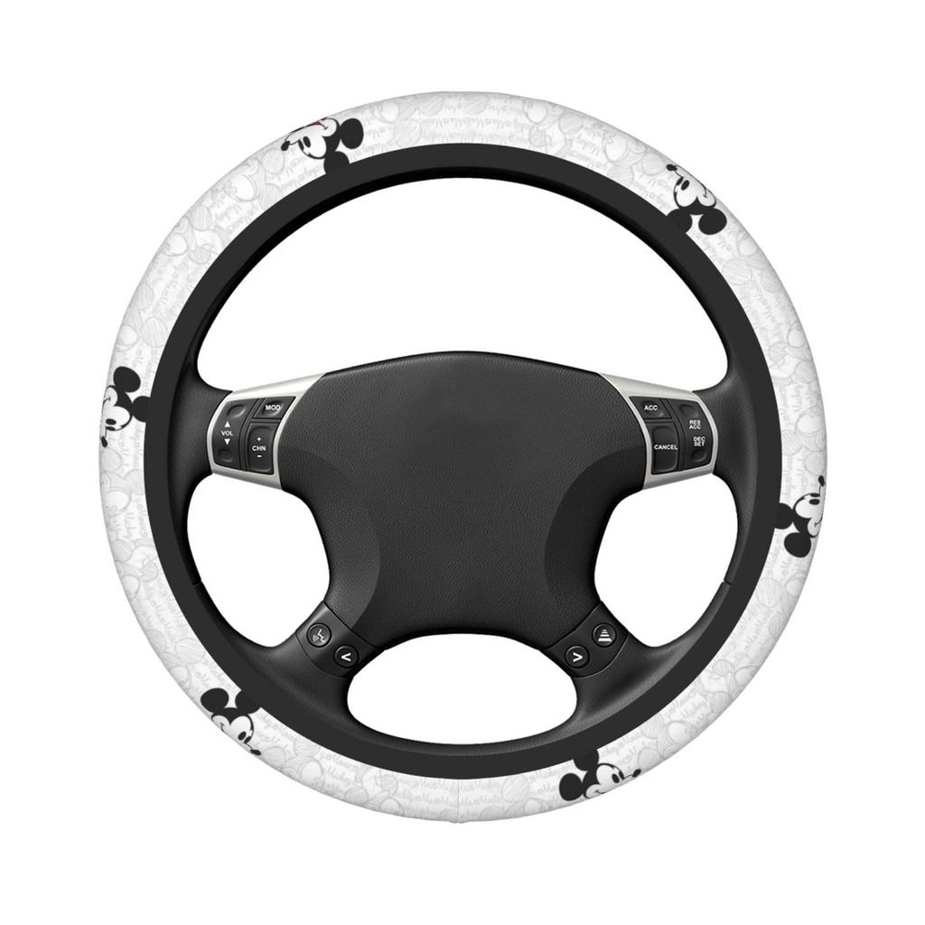 Mickey Mouse Steering Wheel Cover for Cars, Stylish, Anti-slip, Stain Prevention, Comfortable To the