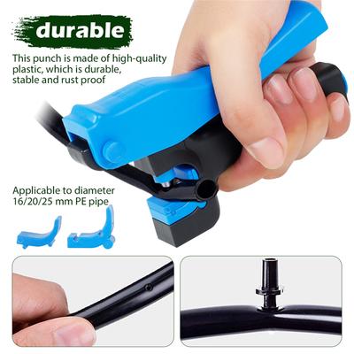 AD23-2Pcs Garden 4Mm Grip Hole Puncher For Dripper Inserting 16/20/25Mm PE Pipe Opening Hole Hand Tools Set Kit
