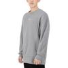 adidas M Internal Crew Fleece Lined Crew Neck Long Sleeved Pullover Sweatshirt Men's Gray HB6560