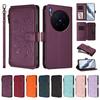 Faux  Leather Flip Phone Case For Coque Vivo X300 X300 Pro X200 Ultra X200 Pro Mini X200 FE X200S Zipper Wallet Card Cover