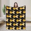 Lion King Simba Friends Blanket  Wool Awesome Breathable Throw Blankets for Chair Covering Sofa  Winter