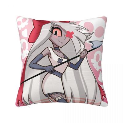 Cartoon Hazbins Hotels Vaggie Pillowcase Double-sided Printing Polyester Cushion Cover Decor Throw Pillow Case Cover