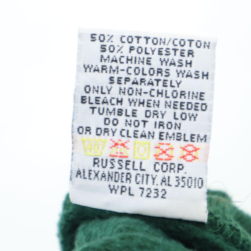 chic 90s Made in USA Old Long sleeve sweat trainer S/M green Back brushed Men's Used