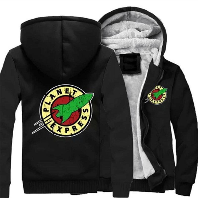 Korean-Style Men's Printed Fleece Hoodie - Fashionable Casual Hooded Top, European & American Design.