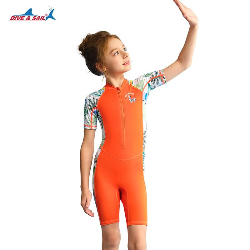 Μαγιό Rash Guard με Προστασία UV για Κορίτσια, Ολόσωμο, Κοντομάνικο, για Κολύμπι, Snorkeling, Surfing, Γρήγορο Στέγνωμα