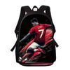 Messi Football Anime Cartoon Character Student Backpack For Kids Schooling