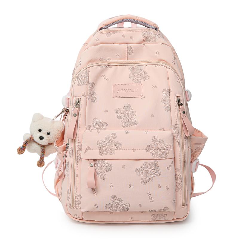 Preppy Schoolbag Women's Large Capacity Backpack Lightweight Backpack