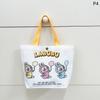 Labubu Canvas Bag Cotton Cute Cartoon Funny Shopping Tote Pouch Commuter Student Travel Simple Versatile  Women Bags Gift