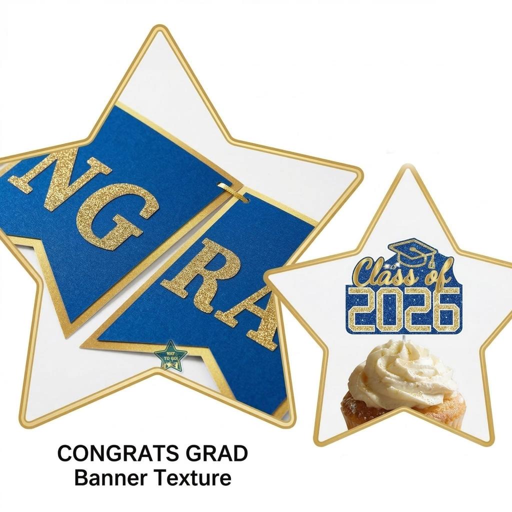 Graduation , Campus Graduation Decoration, Party Decoration Set, Indoor Dining Event