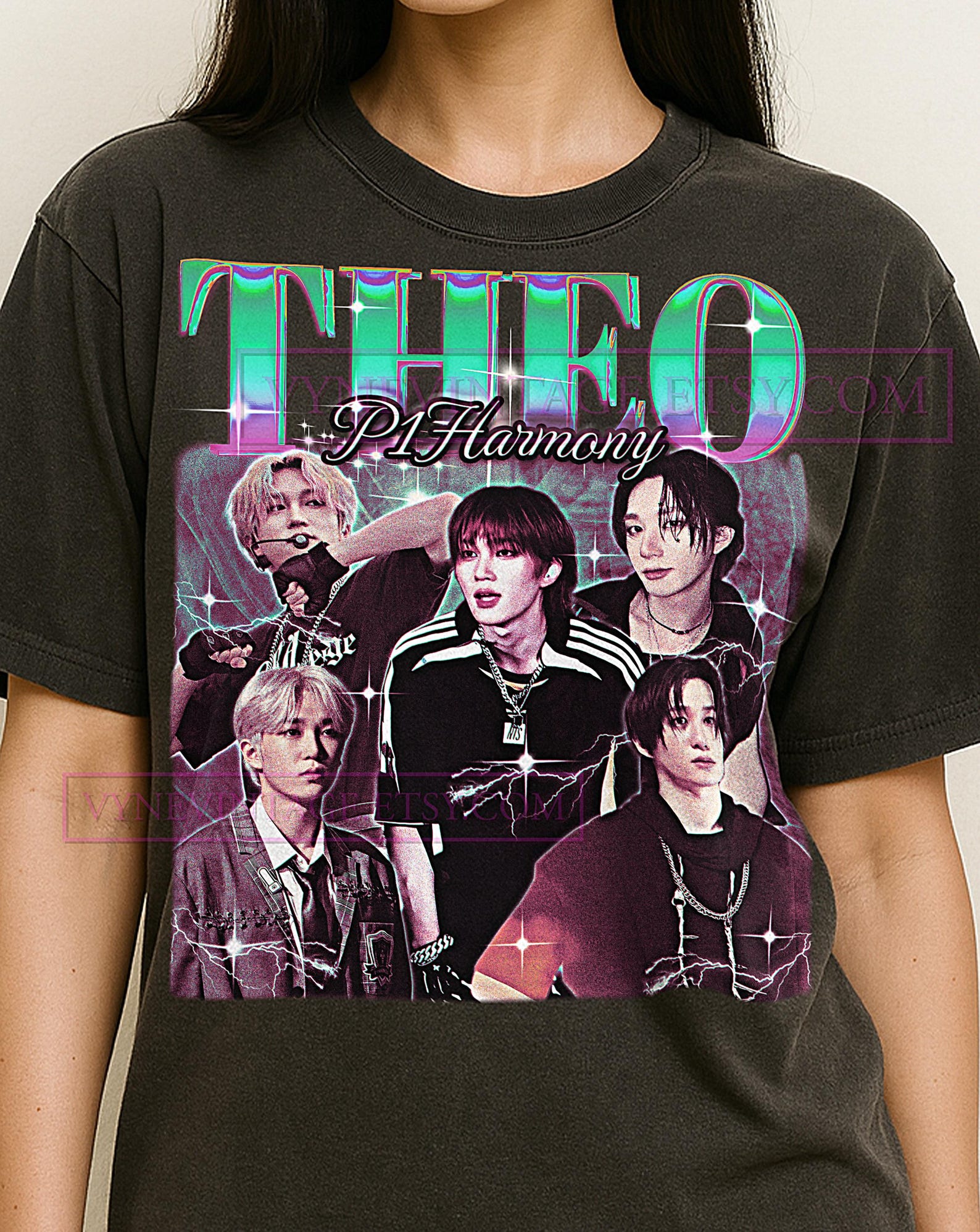 Theo P Harmony Shirt, 90s Vintage Retro Bootleg Theo P1Harmony T-Shirt, K-Pop Vocalist Tee, Boy Band Fan Aesthetic Shirt 4XL