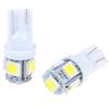 10Pcs White T10 Wedge 5-Smd 5050 5W5 Led License Plate Bulbs Indicator Light