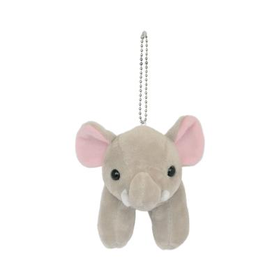 [Aqua] Plush Toy Safari Anywhere Friends Keychain Elephant 00080087