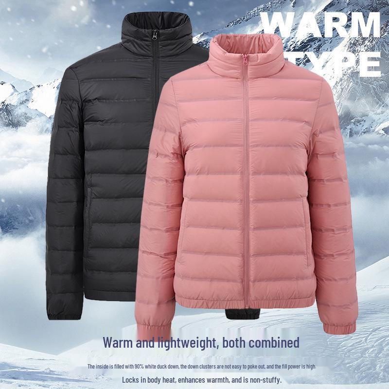 

Унісекс Легка Куртка з Качиного Пуху зі Стійкою - Модна, Тепла Осінньо-Зимова Куртка 4XL