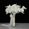 Long Time Faux Rose And Calla Lilies Handheld Bouquets For Weddings Event Home Display Wedding Centerpieces Bouquets