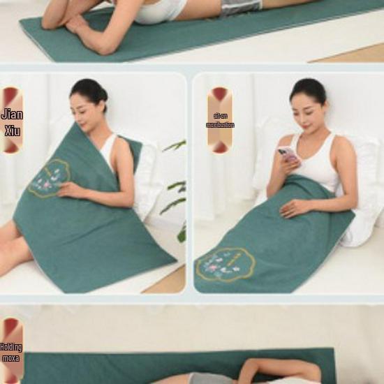 Xikang Ice Silk Mugwort Neck Pillow: Cylindrical Sleep Aid for Home with Cooling and Neck Protection.