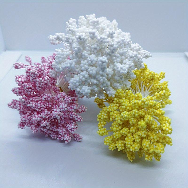 760pcs/lot 5mm DIY Artificial Foam Flower Stamen Mini Pearl Flowers Wreath Wedding Party Home Decor