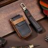 Genuine Leather Auto Key Fob Cover Case Housing Key Ring Fit For Honda Acura Rlx Rdx Mdx Ilx Tlx Cdx Auto Key Fob Auto Accessories With 4 Bottons