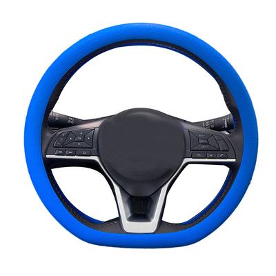 Housse de volant universelle en silicone pour poignée de voiture, housse de protection en silicone, accessoires d'intérieur pour bricolage