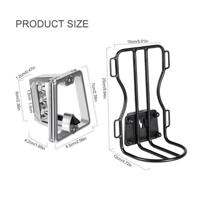 Bicycles Front Rack, 10KG Capacity Mountain Bikes Panniers Rack Cargo Carriers Rack Alloy Luggage Travel Carriers Rack