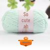 Medium Thick Chenille Yarn for Handmade Crochet Bags & Dolls